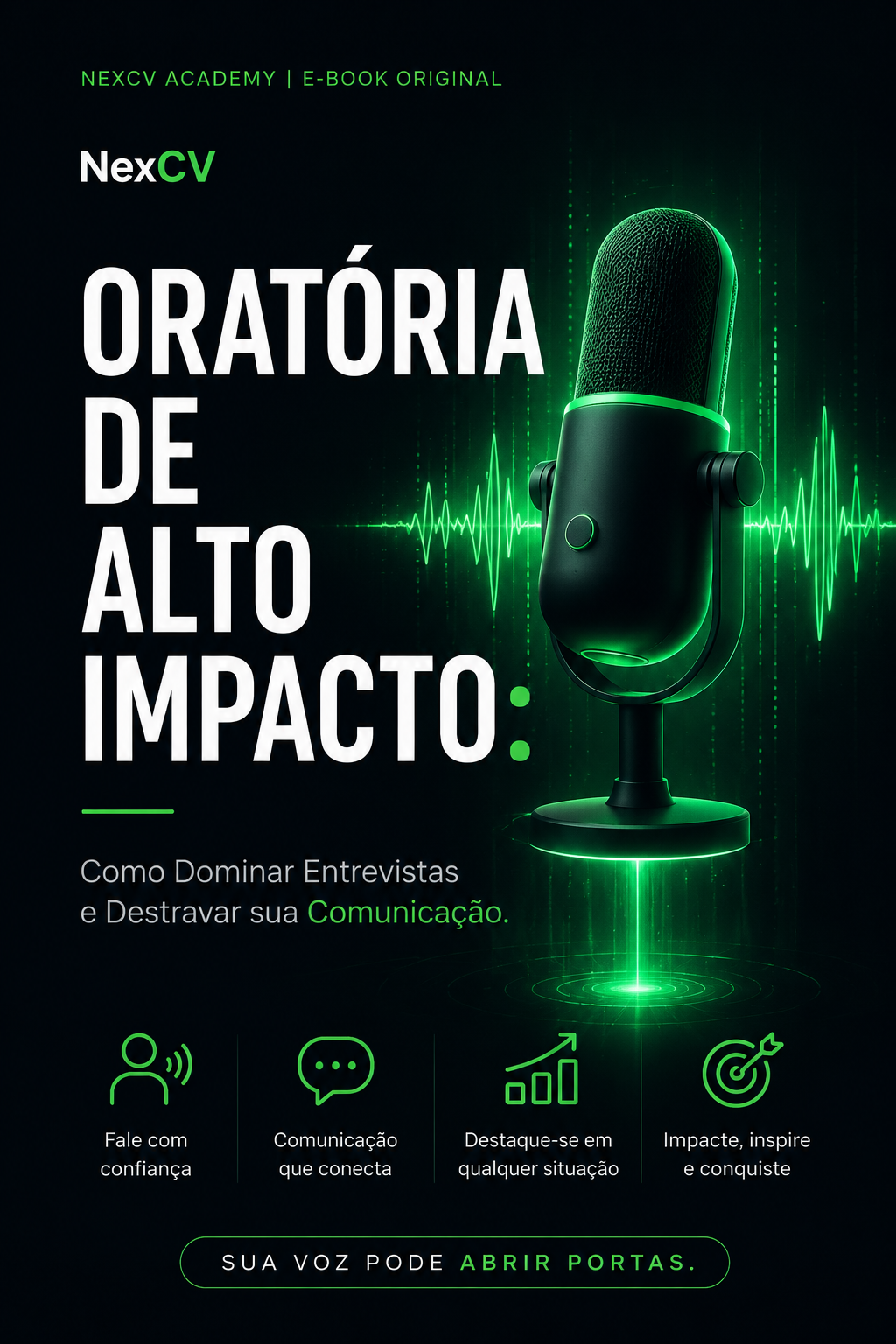 Capa do e-book: Oratória de Alto Impacto