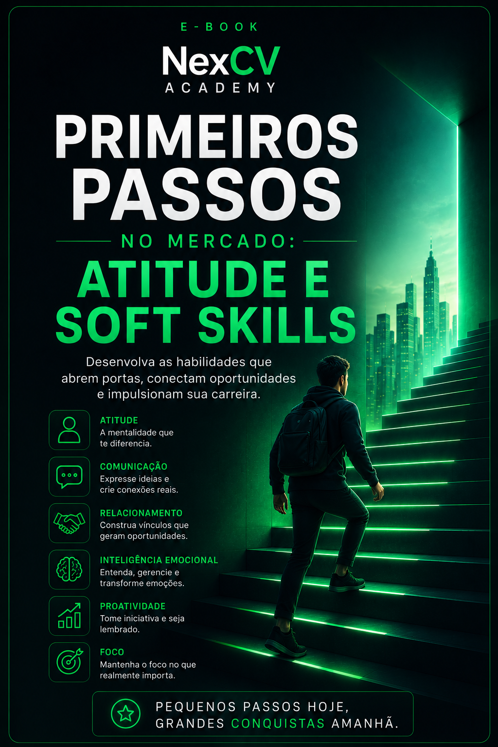 Capa do e-book: Primeiros Passos no Mercado